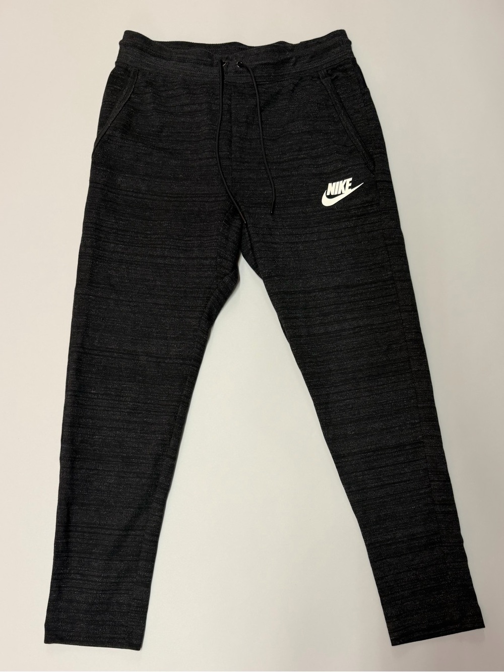 NWT Nike Men Standard Fit Sweatpants with Drawstring Charcoal 885923-010 Size S